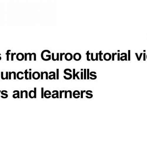 Clips from Guroo tutorial videos for Function