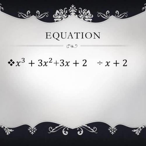#37 How to divide polynomials using LONG DIVI