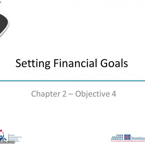 Setting Financial Goals