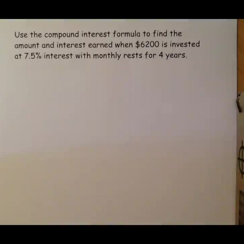 Compound interest - calculating final amount 