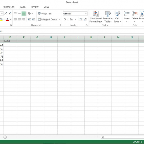 Insert Rows &amp; Columns