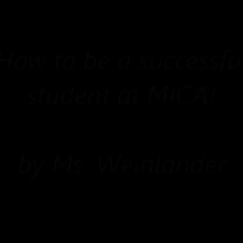 Successful Online Student at MICA