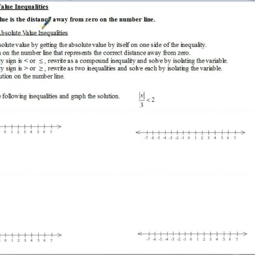 AP Calculus BC Notes Solving Absolute Value I