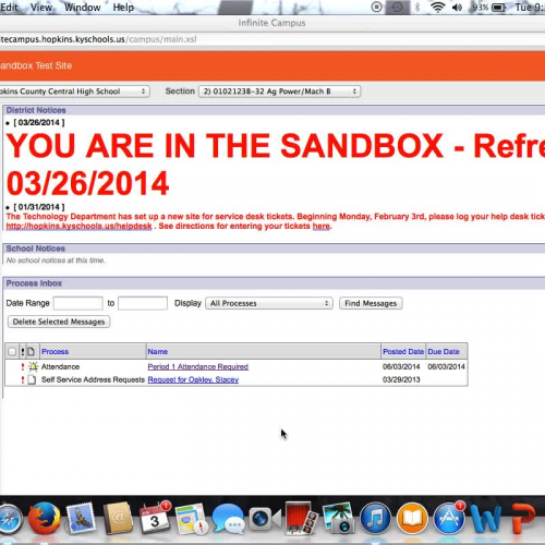 How to take attendance
