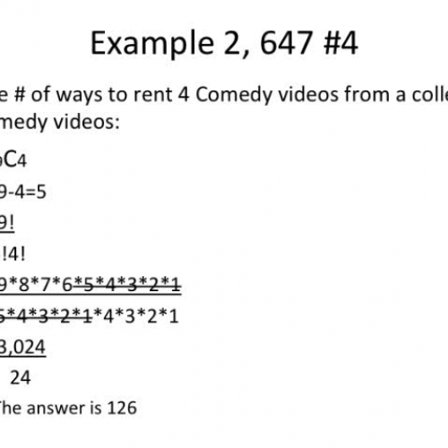 Combination and Permutation3