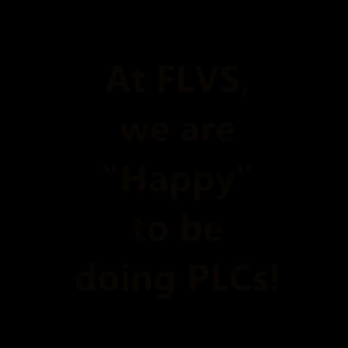 Happy to do PLCs 6-09-14