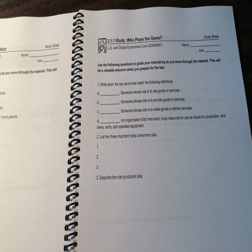 course pack introduction