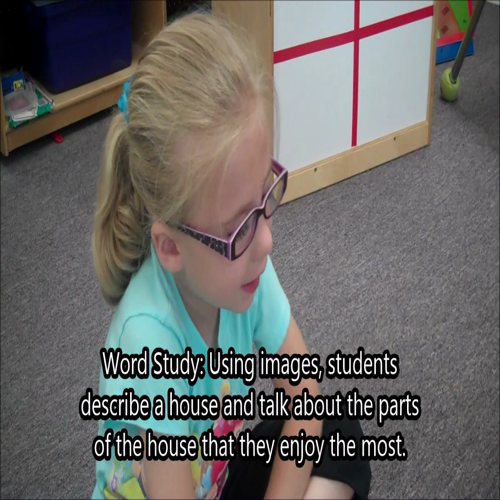 Spanish Immersion Kindergarten lesson