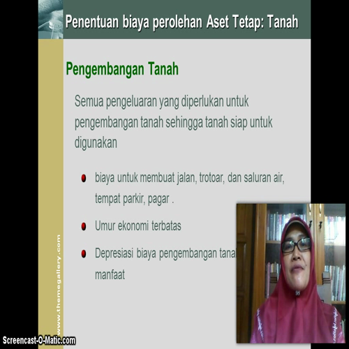 Cost Tanah dan Pengembangan Tanah (3/15)