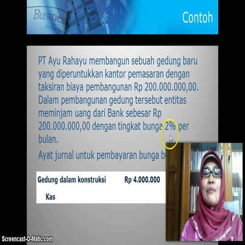 biaya pinjaman pengadaan aset tetap (6/15)