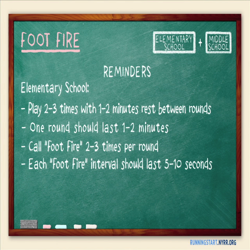 Foot Fire – Elementary, Middle School