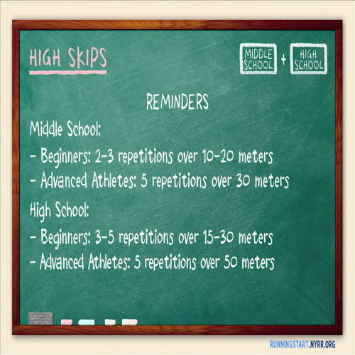 High Skips – Middle, High School