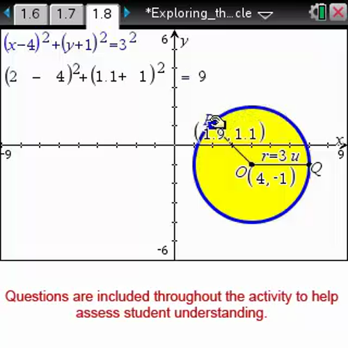 Equation of a Circle [Math Nspired Preview Video]