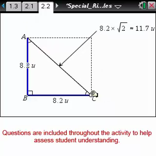 Special Right Triangles [Math Nspired Preview Video]