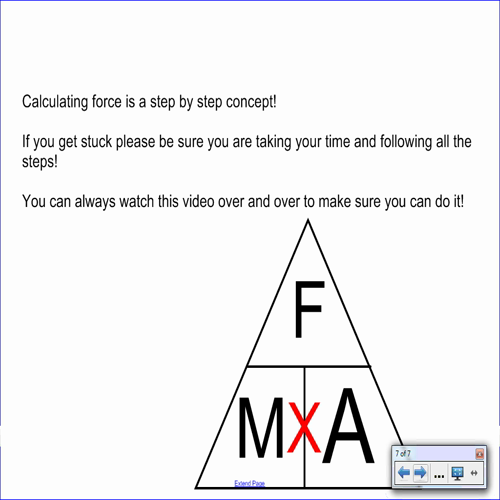 How to calculate for force