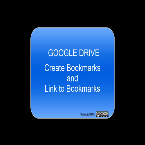 Google Drive - Create Bookmarks and Links