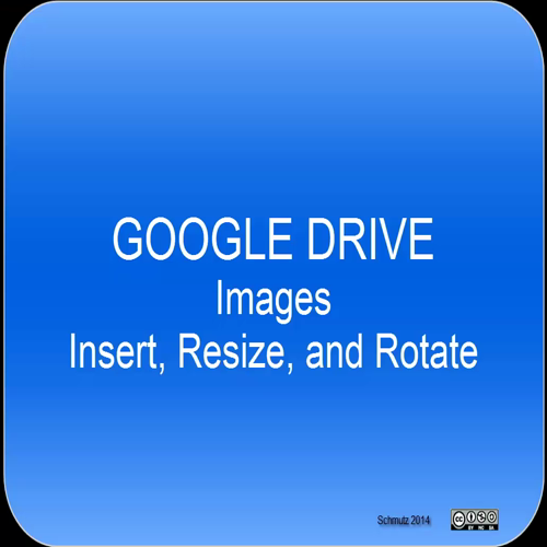 Google Presentations - Insert Images Resize and Rotate