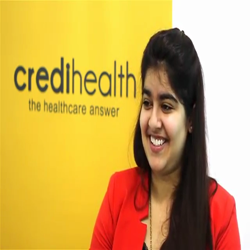 Sana Khanijo, crediAngel, talks about the features of the Credihealth online tee