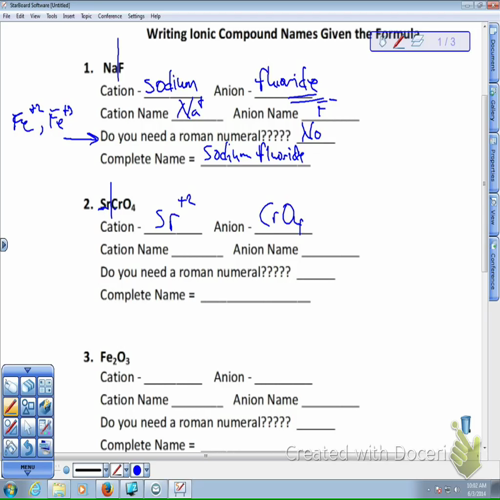 ionic names from formulas