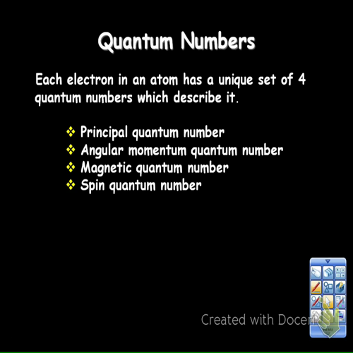 quantum numbers flipped