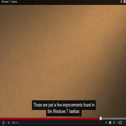 unit 1 - windows 7 taskbar