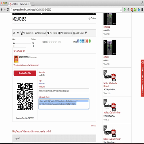 how to upload to teachertube