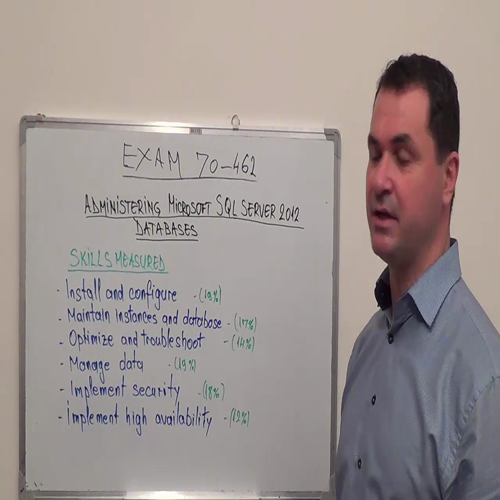 70-462 – Practice Exam Test Questions Microsoft