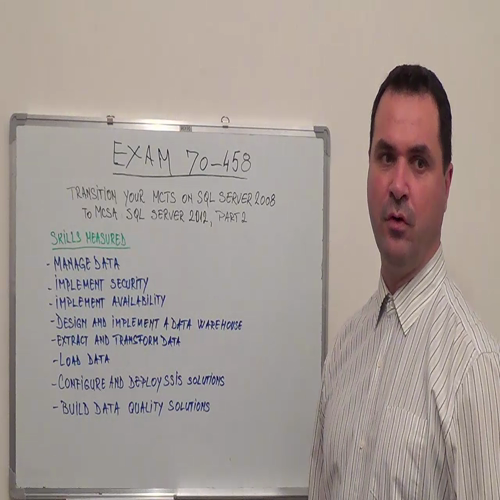 70-458 – Practice Exam Test Questions Microsoft