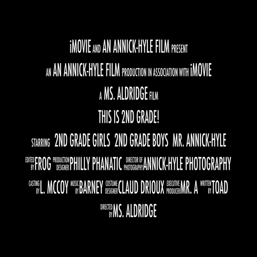 This is Second Grade!