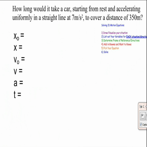 app1 1-3 1d horizontal motion