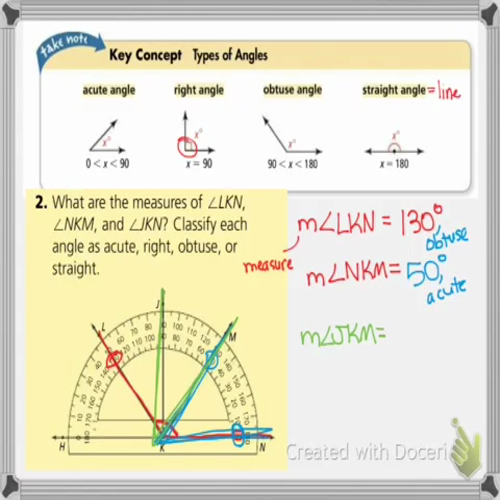 1-4 Measuring Angles