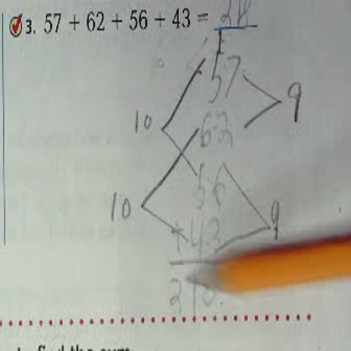 Unit 1 Modeling of Addition Strategies
