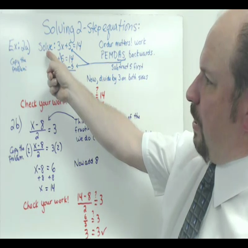 solving linear equations