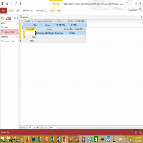 accesspg12 relate two tables