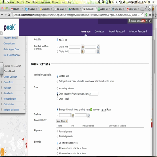 how to set up your discussion board in fuel ed