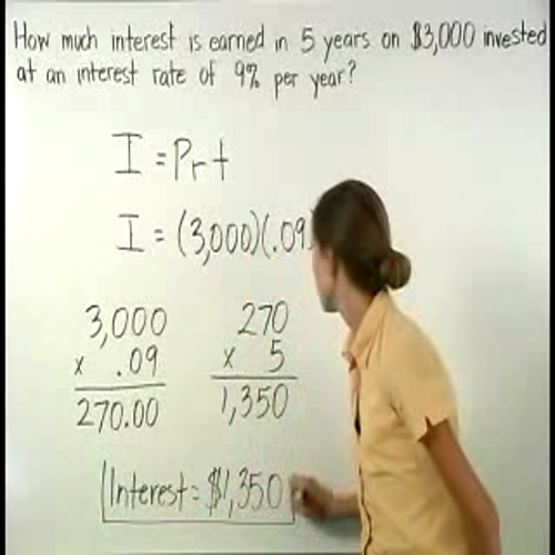 simple interest formula - mathhelp.com - math help (1)