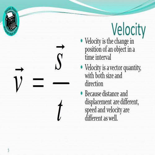 Lesson HP2-4: Velocity