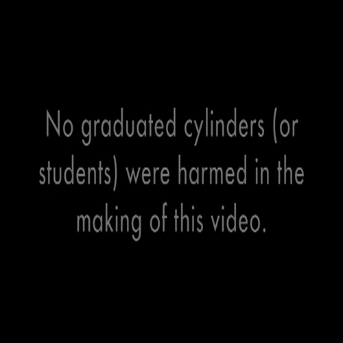 Graduated Cylinder - Put A Ring  On It.