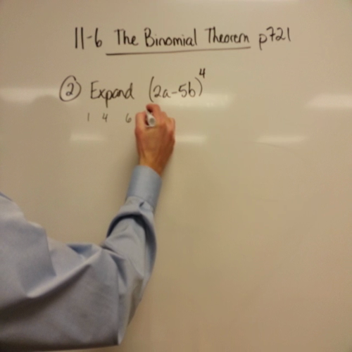 HLWW Algebra 2: lesson 11-6
