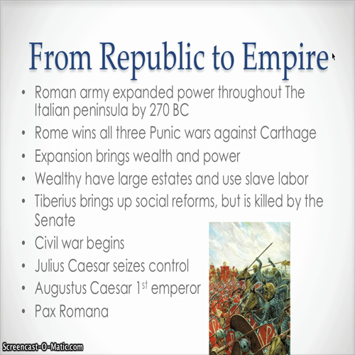 roman republic lecture