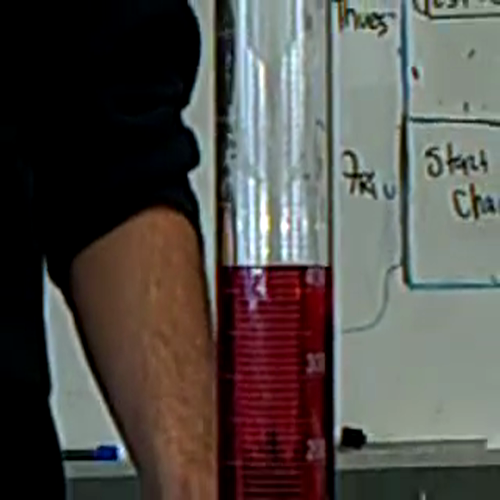 how to correctly read a graduated cylinder