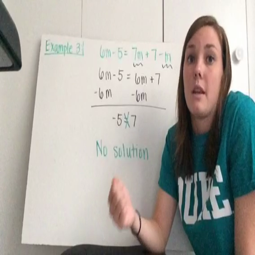 Variables on Both Sides of an Equation