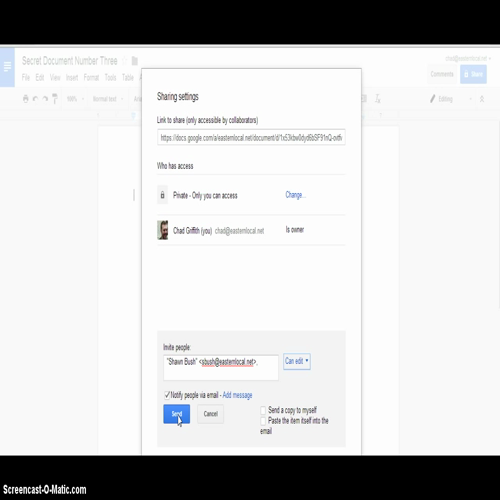 Creating Google Documents