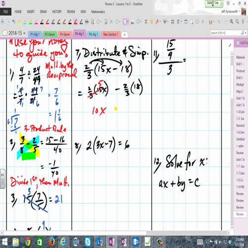 review 2 - lessons 1 to 8 - video