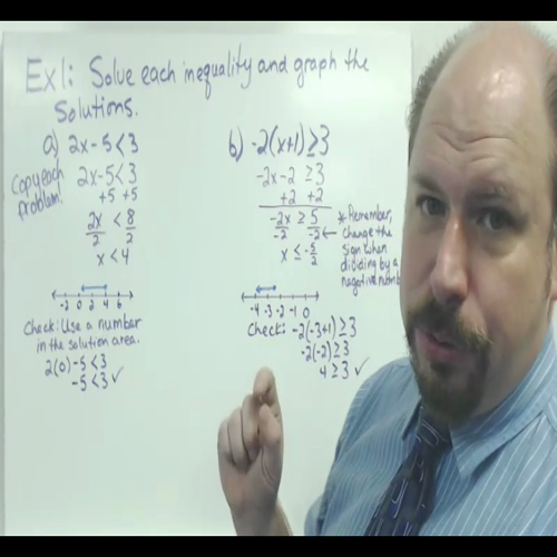 solving inequalities