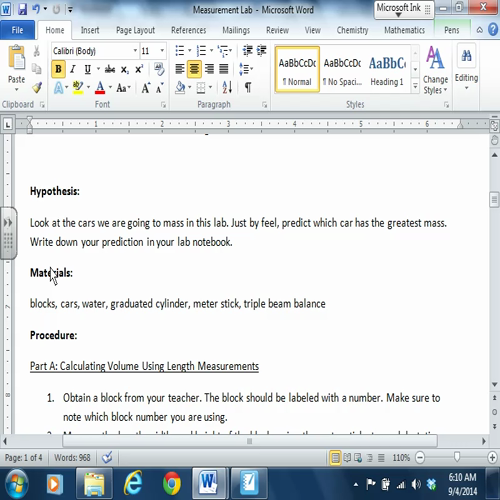 measurement lab post-lab write up