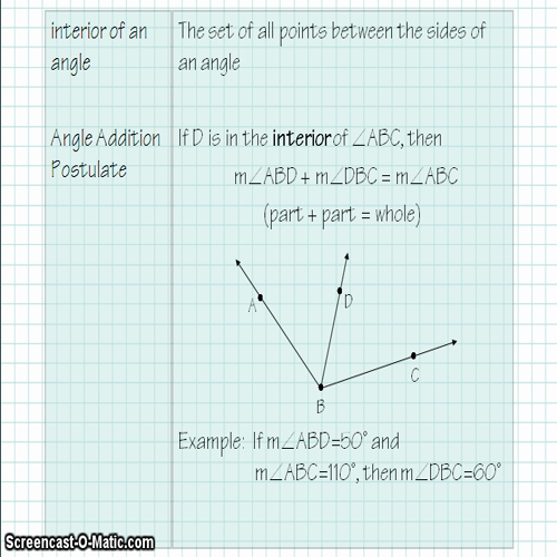 Obj. 3 Measuring Angles