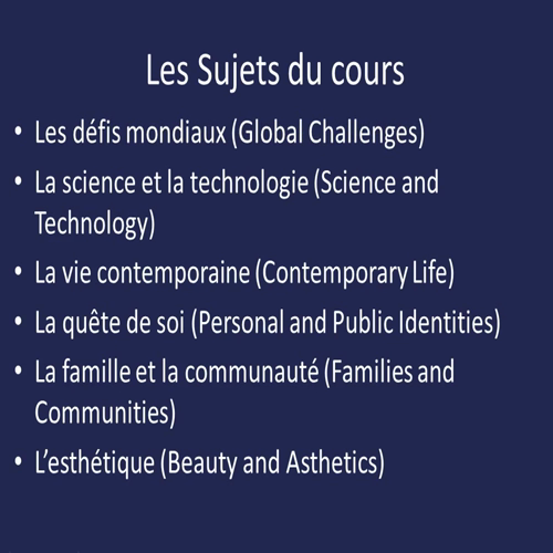 introduction au cours ap français pt 1