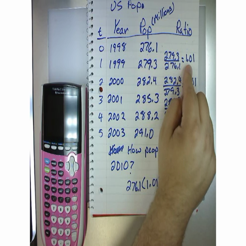 AP Calculus 1.3 Example 3 - Exponential Functions