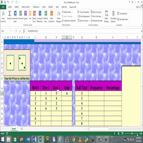 dice probability part 1